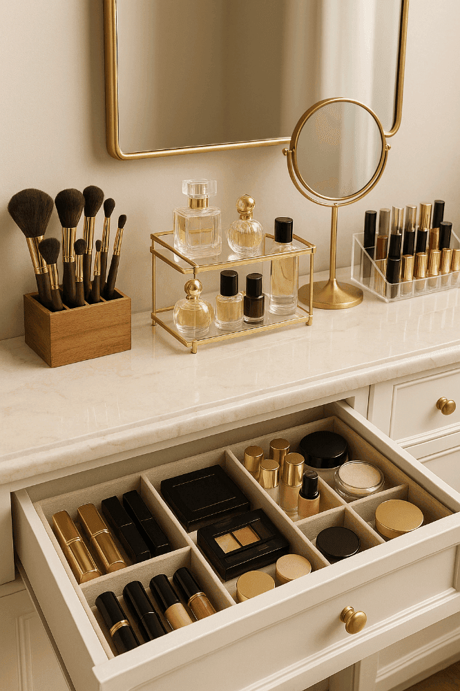 Home organizing: luxe in elk detail